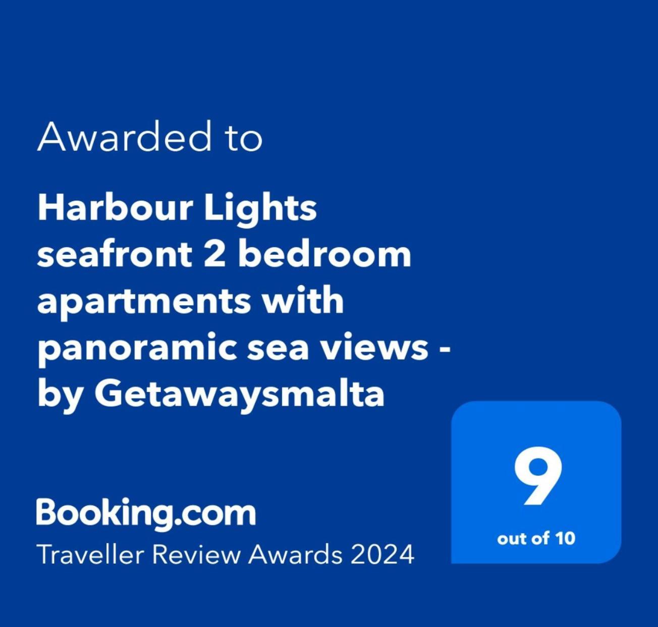 Harbour Lights Seafront 2 Bedroom With Panoramic Sea Views - By Getawaysmalta Apartment St. Paul's Bay